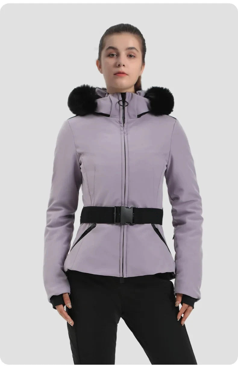 Snowboard Jackets 2025 Mountain Winter Hooded Woman Snow Jackets Outdoor Skiing Jacket Sports Outerwear Windproof Warm Tracksuit