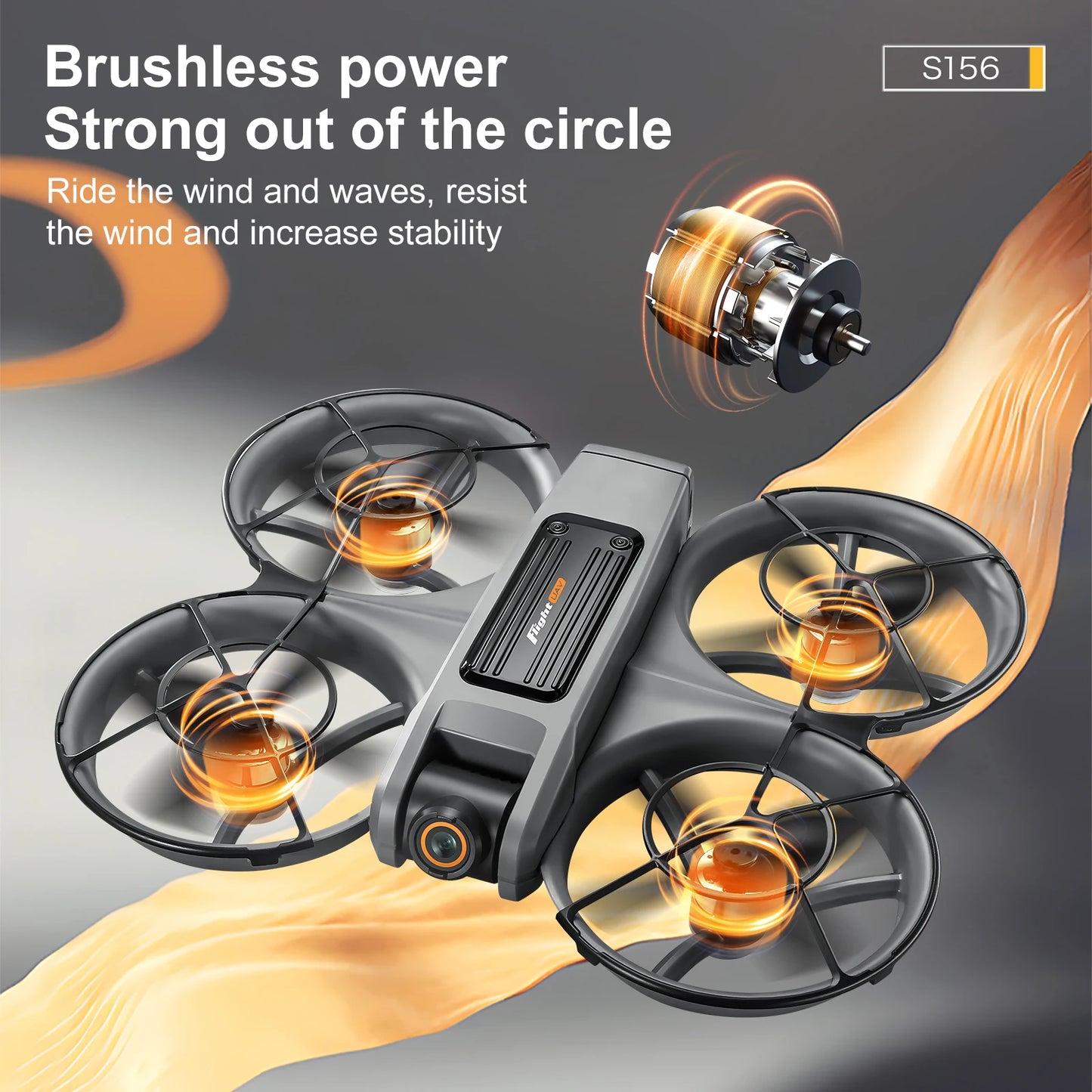 S156 Drone Professional 4K HD Dual ESC Camera FPV WIFI RC Dron Brushless Motor with Optical Flow Positioning Quadcopter Drones