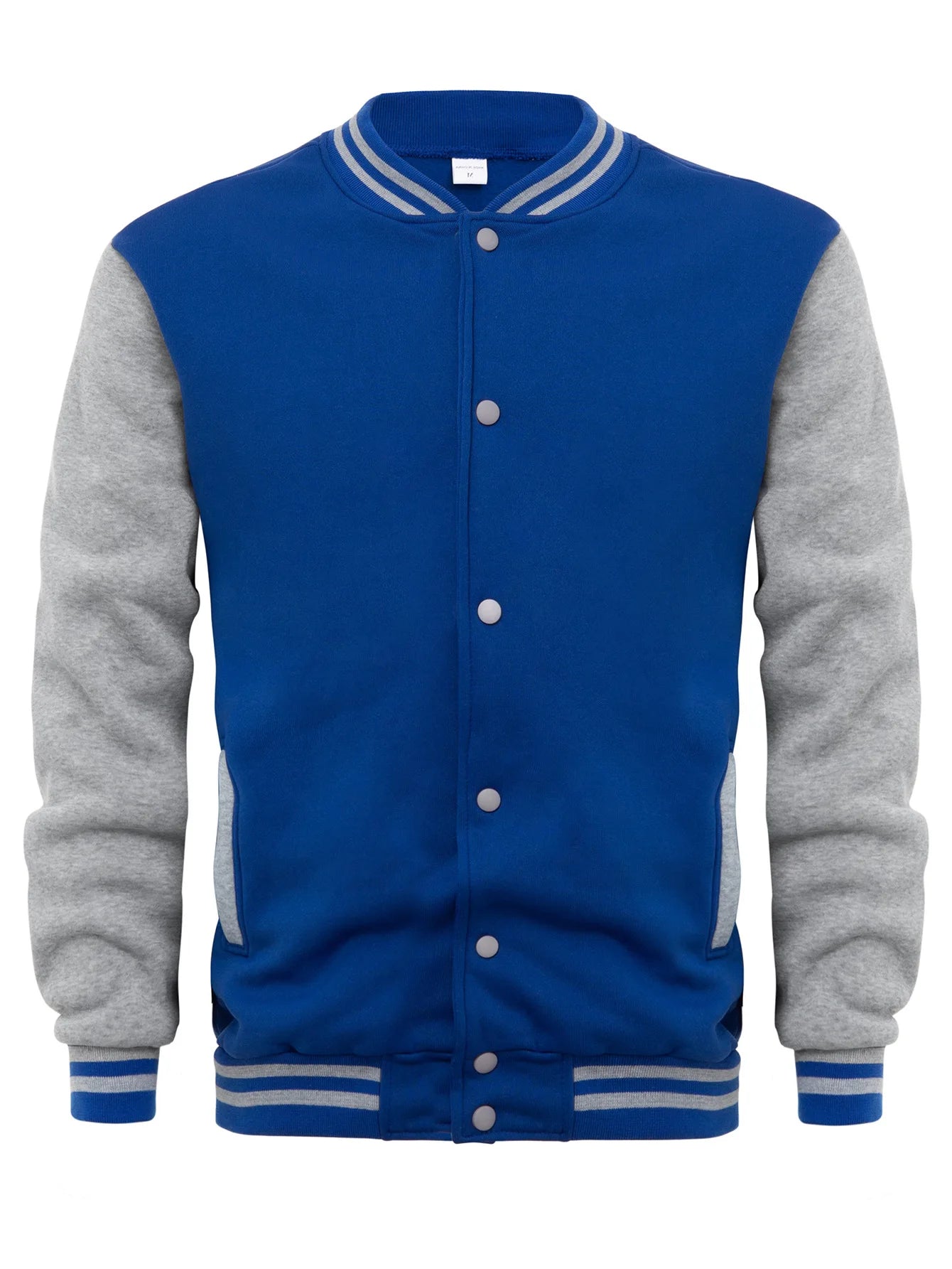 2025 New Arrival Fashion Fleece Casual Baseball Uniform Cotton Spliced Regular Rib Sleeve Brand Clothing Bomber Jacket Men S-XXL