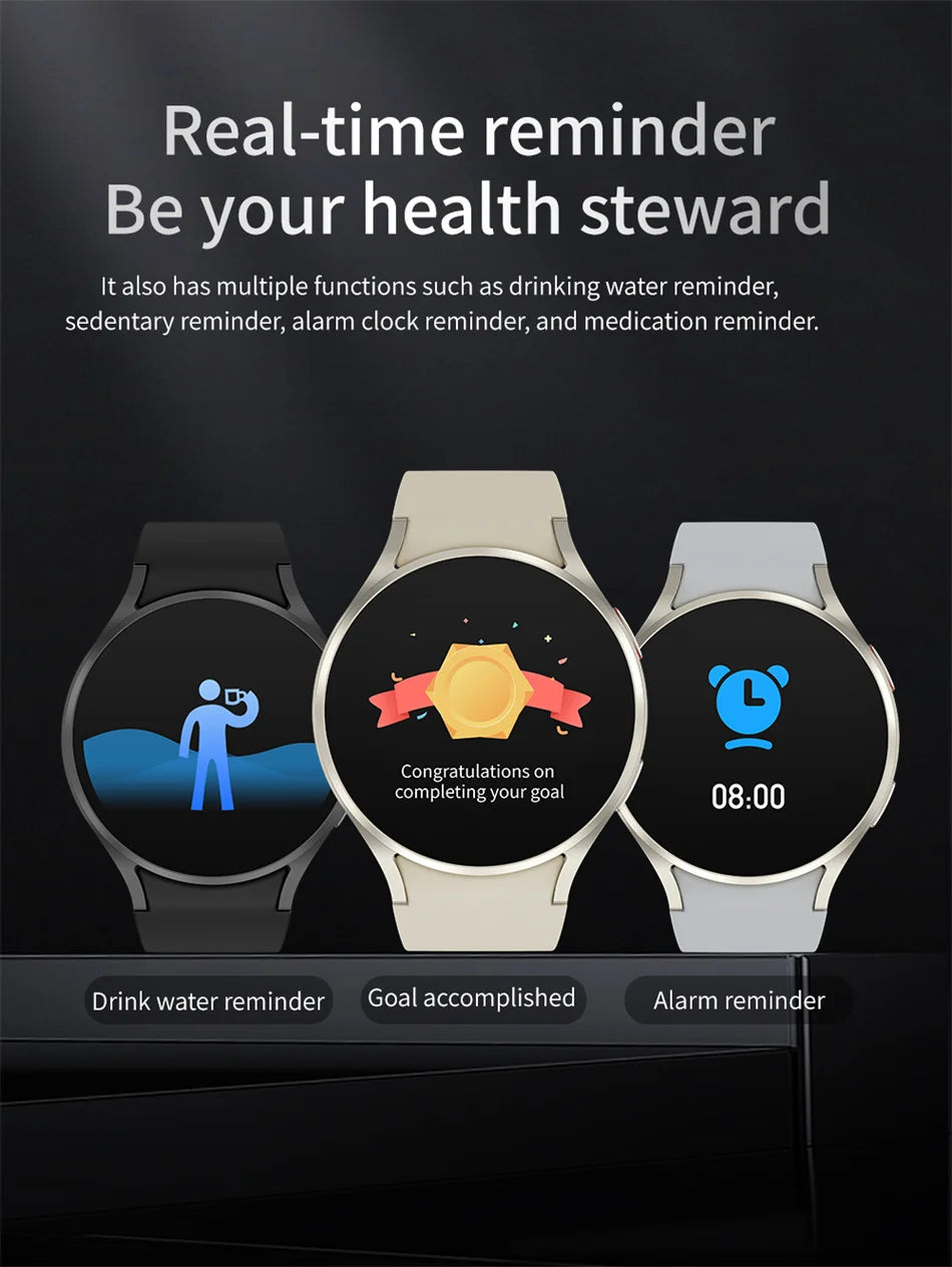 2025 New Bluetooth Call Smart Watch 6 Classic Men AMOLED HD Screen AI Voice Assistant Bluetooth Call NFC GPS Smartwatch Women