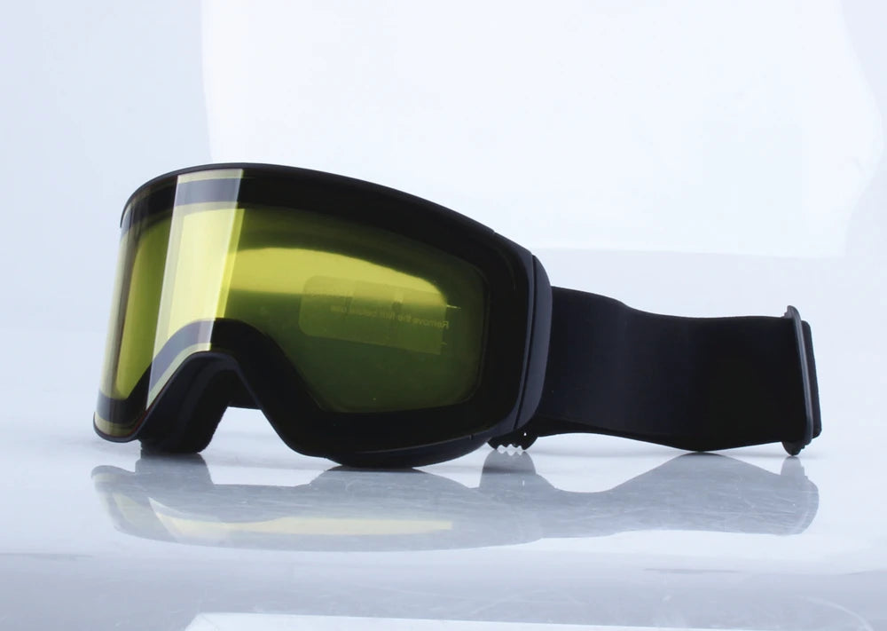 Magnetic Lens Snow Goggles Double Layer Anti-Fog UV Protection for Skiing Snowboarding High-definition Clarity Unisex Skiing