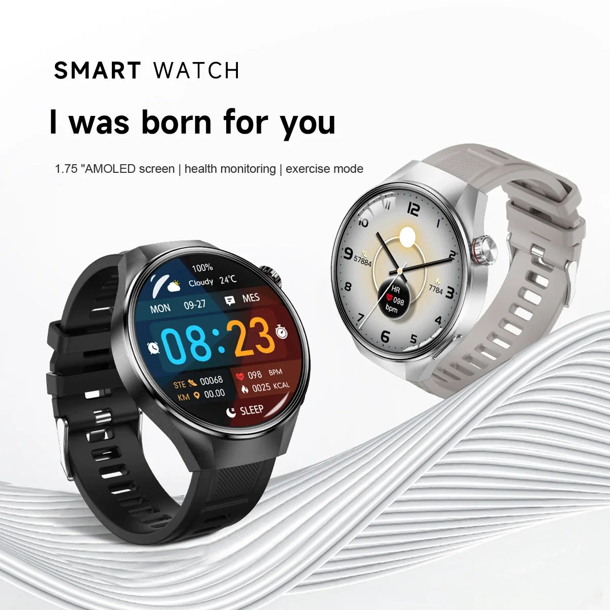 2025 New Originl Watch G5 PlUS Smart Watch 1.75" HD AMOLED Screen GPS track Heart Rate Bluetooth Call Compass Smartwatch for Men