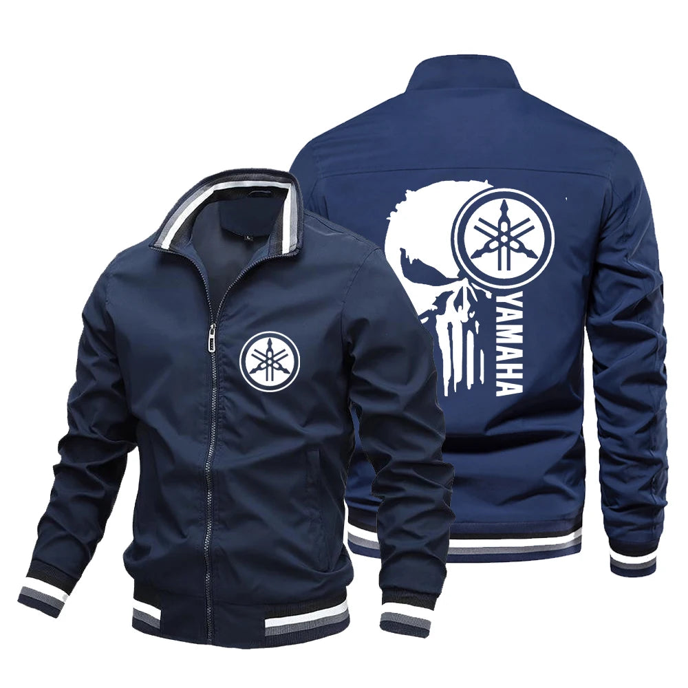 2026 New Spring and Autumn Edition Men's Yamaha Motorcycle Jacket Men's Windproof Outdoor Sports Clothing Women's Yamaha Jacket