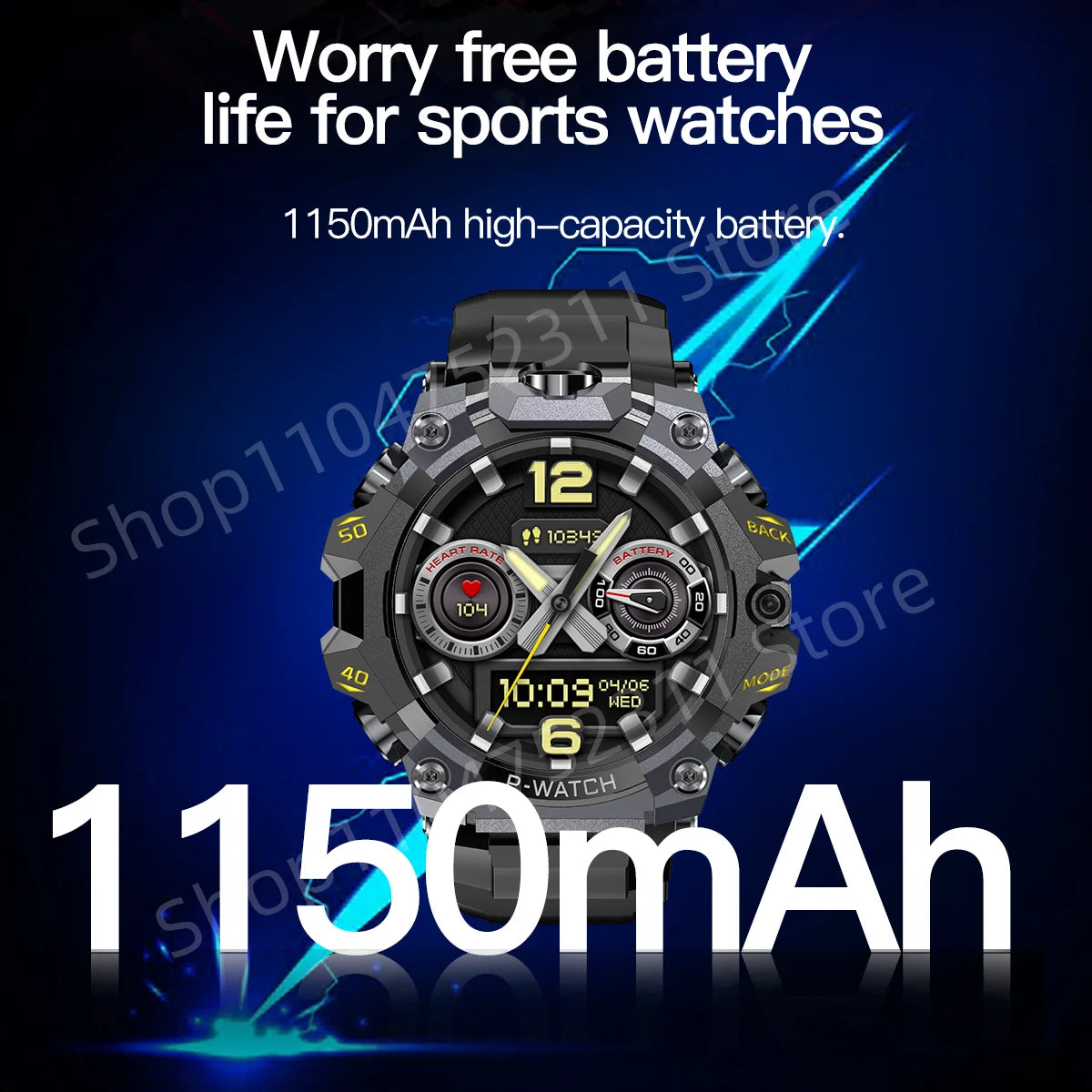 P-Watch 5g Full Netcom Smartwatch 1.508 inch Amoled HD Screen inset 4g/5g Sim Card GPS WIFI IP68 Waterproof Swimming Smart Watch