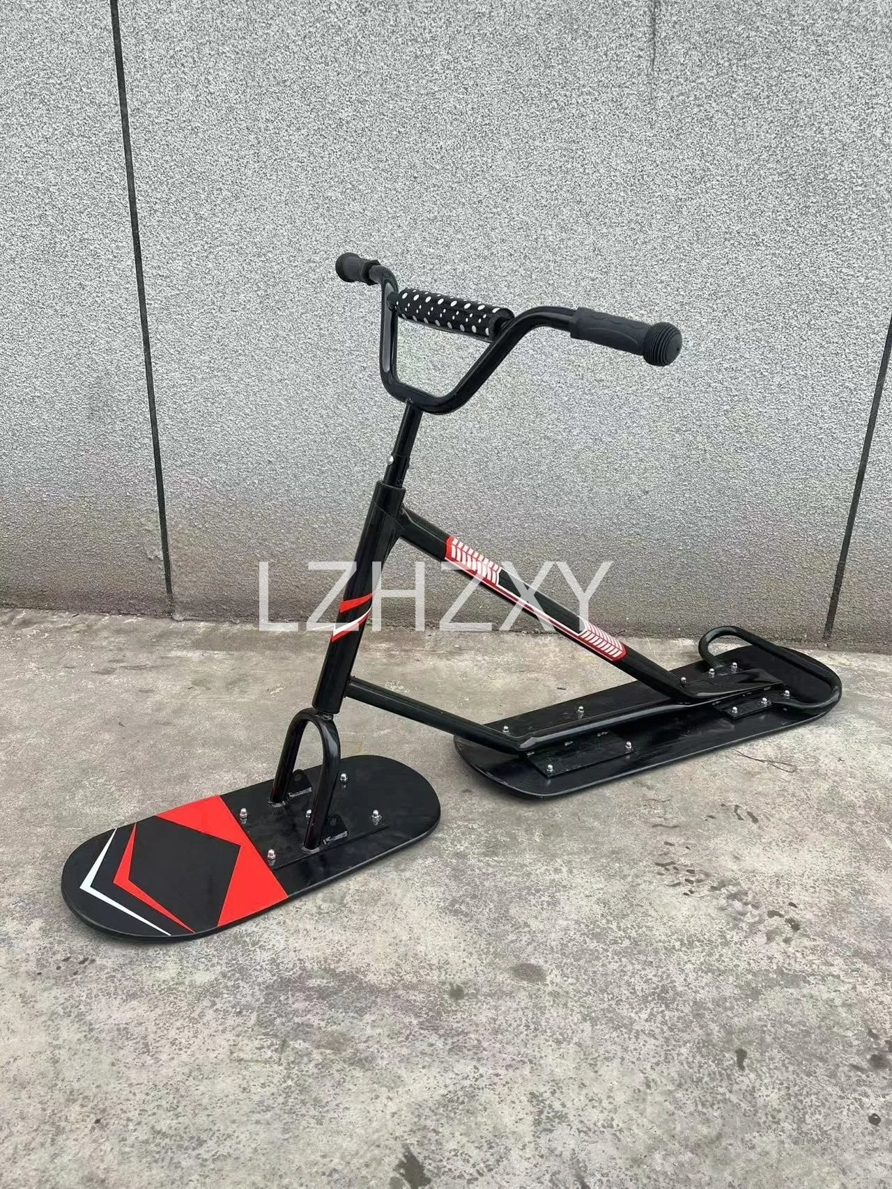 Adult Ski Carts Thickened Wear-resistant Aluminum Skis Freestyle Skis Grass Skis Snowboards Orienteering Wood Color