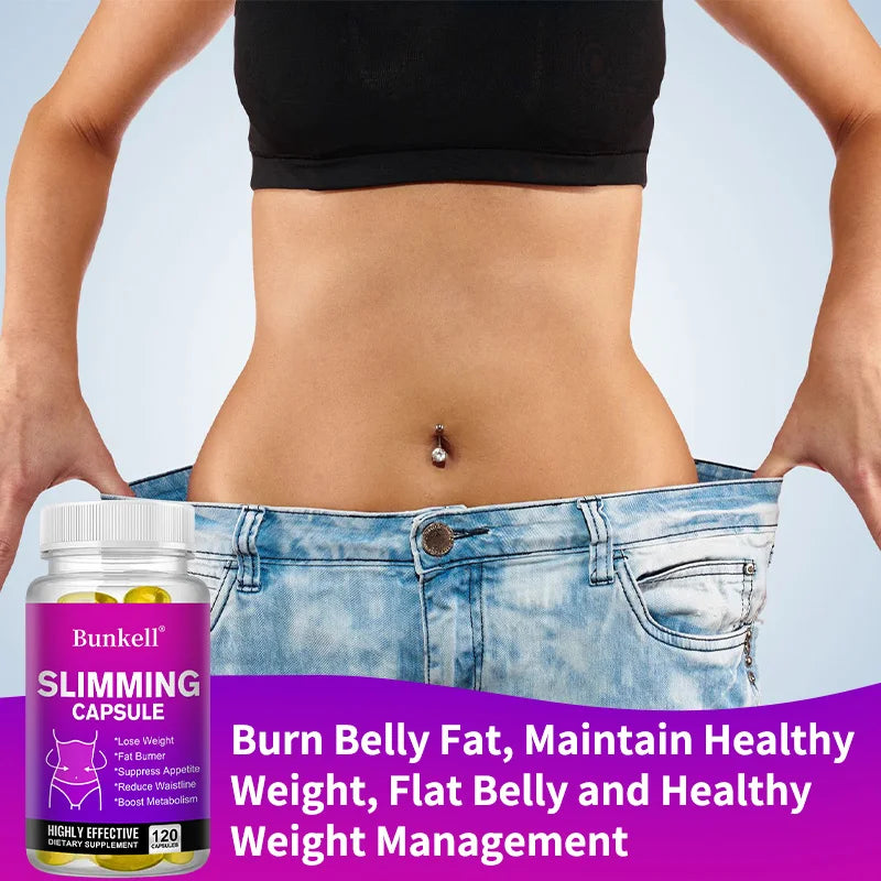 Slimming Capsules Burn Fat At Night To Lose Weight, Promote Metabolism, Suppress Appetite, and Manage Healthy Weight