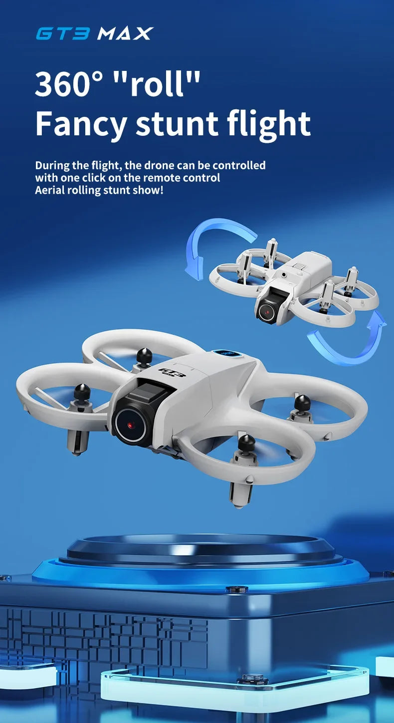 2026New GT3 MAX Drone 8K HD 4.3" Remote Control Headless Mode Helicopter 360° Flip Quadcopter Toys Mini Drone Fors Kid Toy Gifts