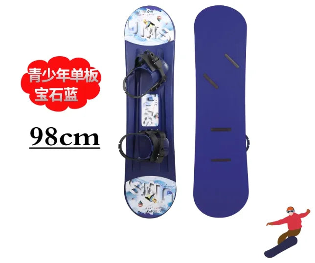 Ski Equipment for Male Female Snowboarders Beginners with Fixators Children's Snowboarding 키즈스노우보드