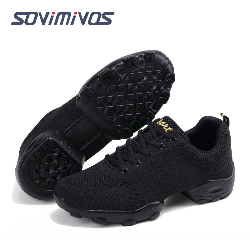 New Coming Dance Sneakers Jazz Shoes Dancing Modern Footwear Belly Contemporary Gym Dancers Leisure Sports Men Women Child Adult