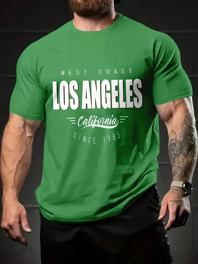 Cool Lion 3D Printed Men's T-shirt Summer Outdoor Sports Men's Top Daily Urban Fashion Short Sleeve Street Casual Men's T-shirt