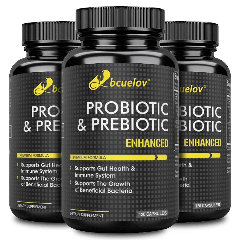 Probiotic and Prebiotic Supplements - Promote Immune and Digestive Health for Men and Women, Boost Metabolism, Gut Health