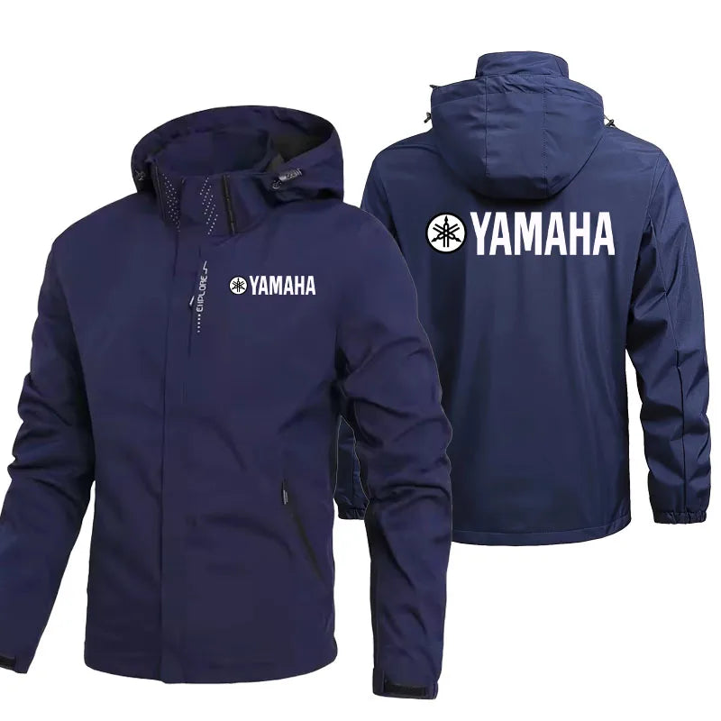 2026 Yamaha NEW Off-road Motorcycle Waterproof Jacket Men's And Women's Yamaha Logo  Outdoor Sports Hooded Zipper Jackets Coat