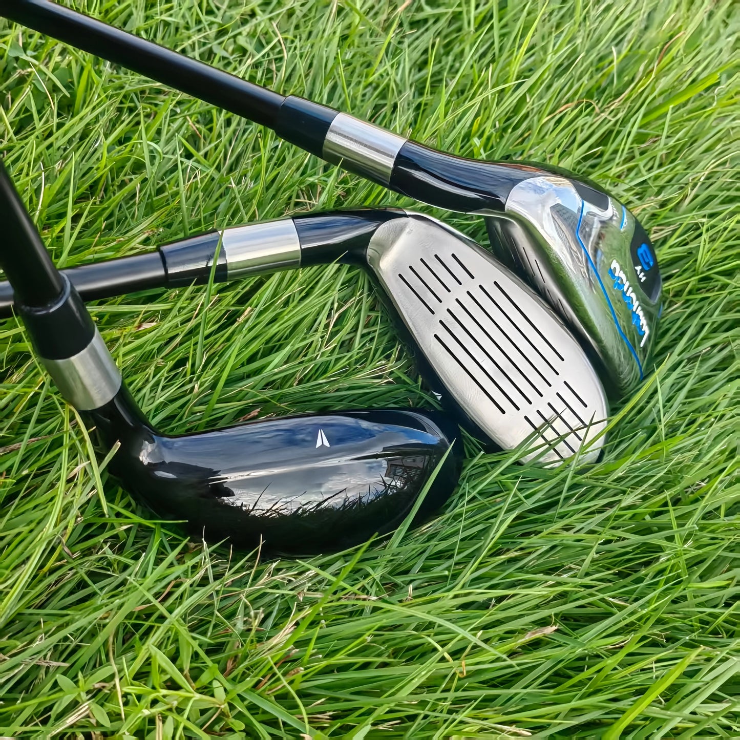 Lashonda Men's Golf Hybrid Clubs – Chicken Leg Stainless Steel Clubhead, Small Hollow Design, SR Flex Carbon Shaft, High Elast