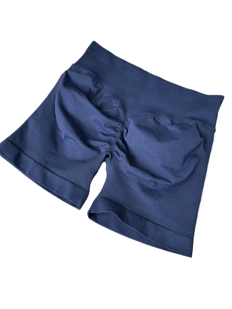Seamless Shorts 4.5" Yoga Shorts Women Clothes Scrunch Bum Gym Shorts Booty Running Short Butt Lifting Workout Pants Fitness