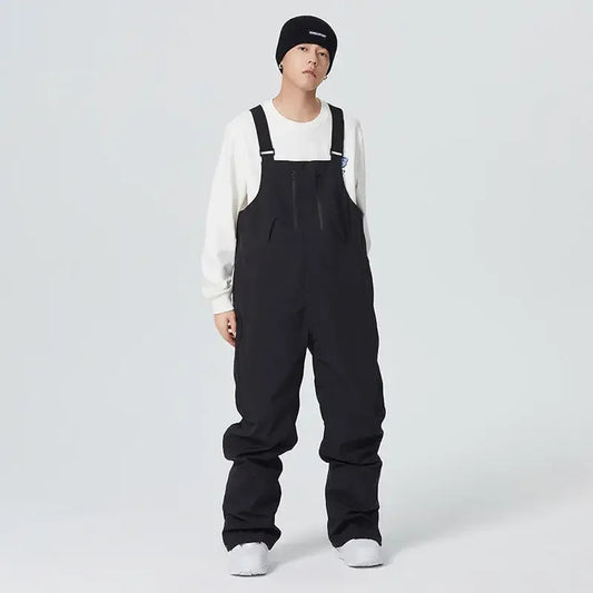 New 2025 Outdoor Winter Ski Pants for Women Men Waterproof Thermal Skiing Overalls Thickened Windproof Snowboard Straps Trousers