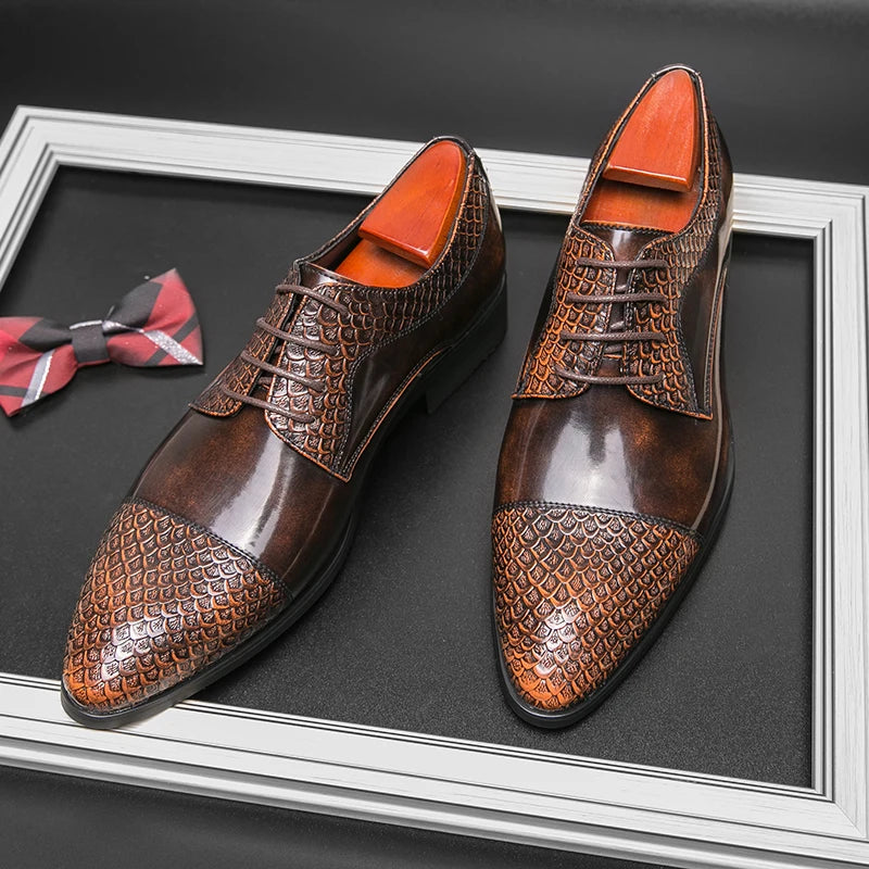 Dress Shoes Man Classic Casual Business Leather Shoes Men Formal Wedding Office Leather Shoes For Men Social Shoe Male