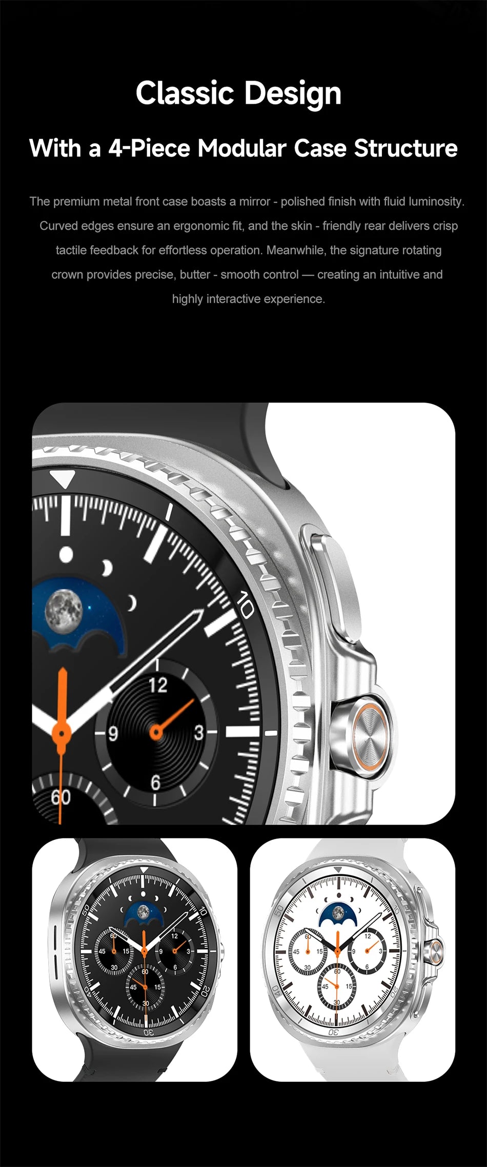 2025 New For Galaxy Watch 8 Classic Smart Watch Men  GPS NFC Bluetooth call 47mm AMOLED Fitness Sport Tracker Health Smart Watch