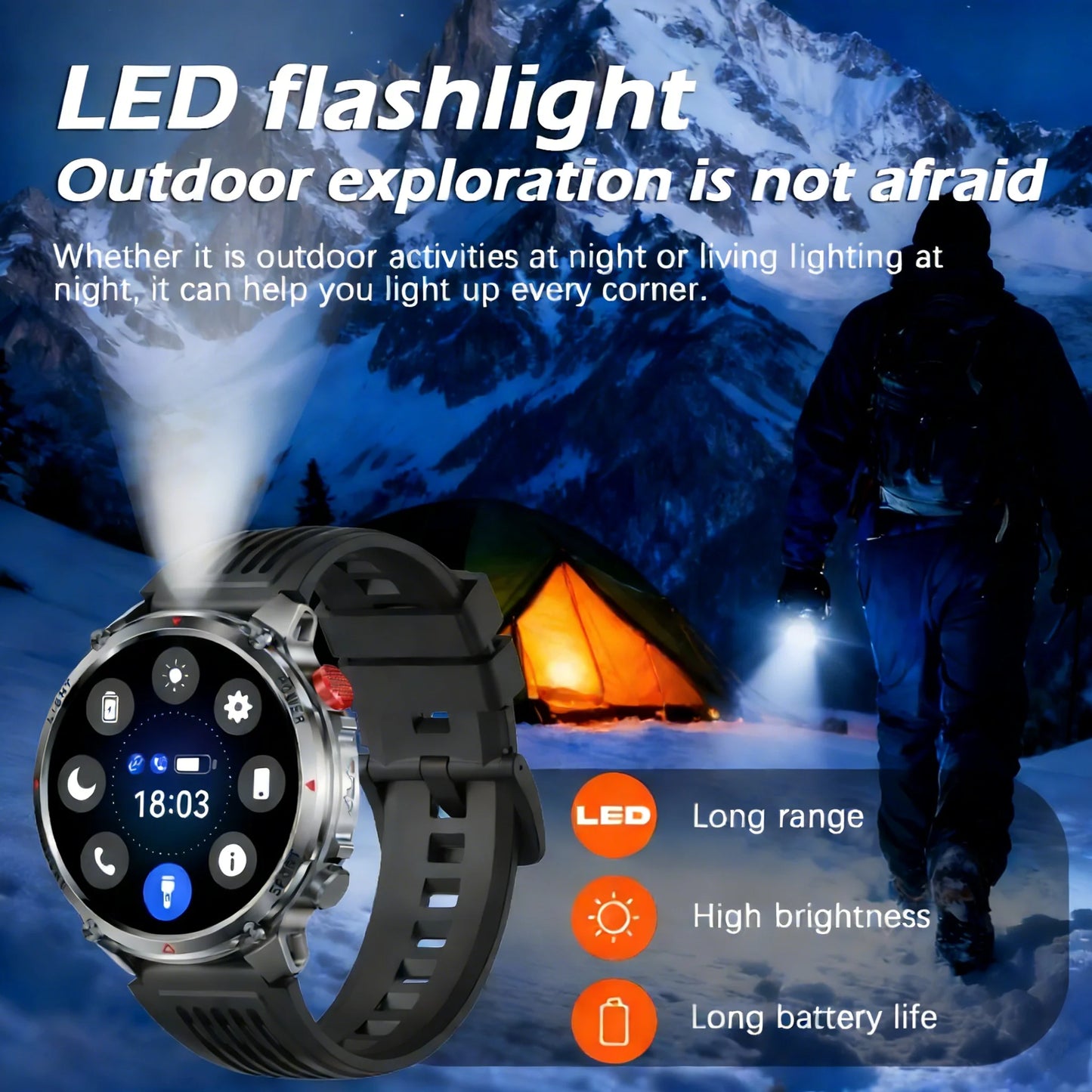 New T-Rex3 Ultra 1100mAh Battery Smart Watch GPS Track Compass IP69K Waterproof Sports tracker Outdoors Military Smartwatches
