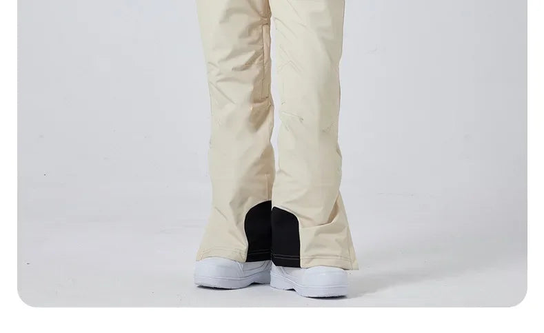 Outdoor Skiing Trousers Women Men's Ski Pants Winter Thickened Windproof Waterproof Warm 2025 Snowboarding Snow Strap Pants