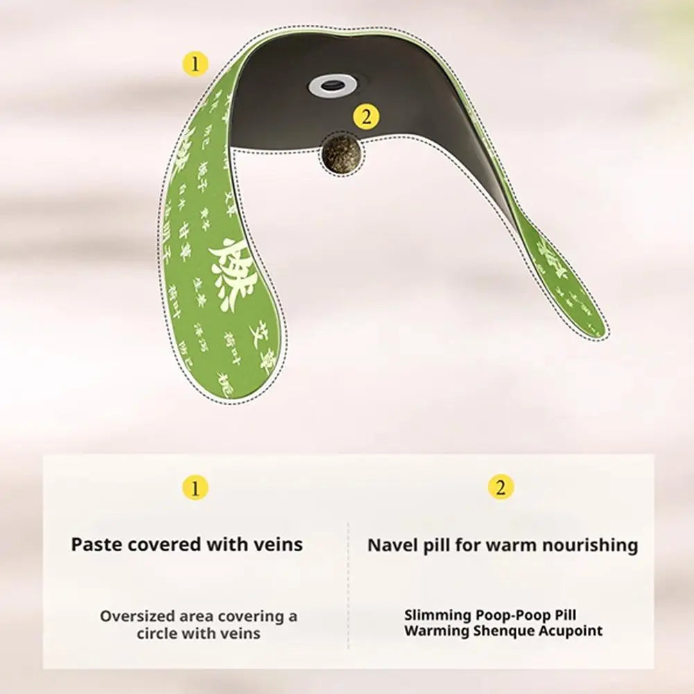 Body Shaping Patches Fast Burning Fat Mugwort belly button patch Improve Stomach Belly Slimming Stickers for Female Male