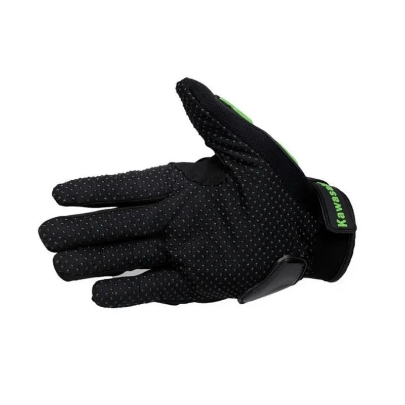 Kawasaki motorcycle gloves full finger gloves anti slip and wear-resistant off-road racing bicycle protective equipment gloves