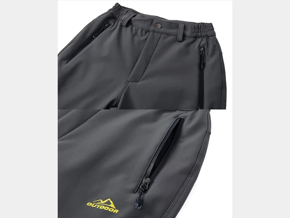 MAGCOMSEN Women's Ski Pants Winter Fleece Lined Waterproof Warm Snow Trekking Hiking Pants Outdoor Trousers Female