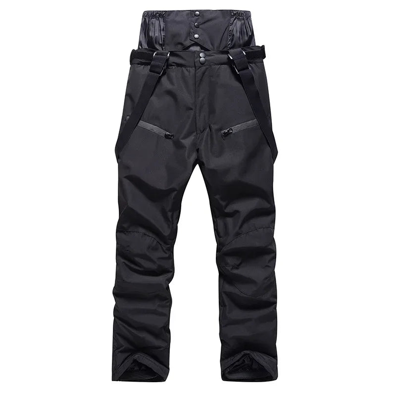 Winter Unisex Ski Pants Windproof Waterproof Snowboard Wear Outdoor Warm Snow Sports Pants Men Women Skiing Trousers