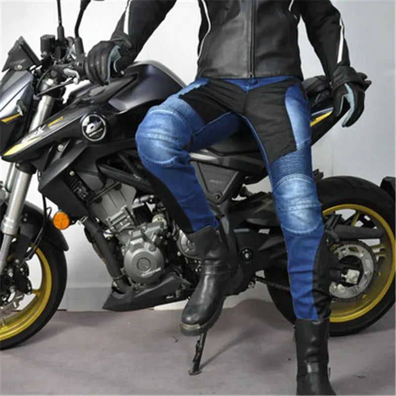 2024 New PK719 Upgrade Model Motorcycle Summer Riding Jeans With Breathable Net Knight CECertification Equipment Anti-fall Pants