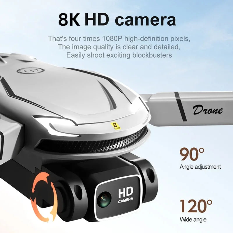 2026New V88 8K Professional Aerial Dual-Camera Omnidirectional Obstacle Avoidance Mini Drone GPS Folding Quadcopter 10km Toys