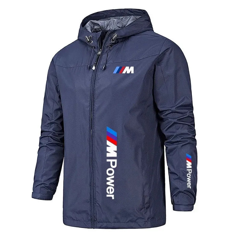 Men's 202 BMW Waterproof Military Tactical Jacket Warm Windbreaker Bomber Jacket with Hood Windproof And Waterproof