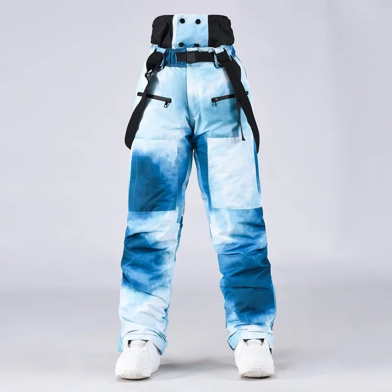 Windproof Outdoor Sport Trousers for Men and Women, Alpine Overalls, Waterproof Ski Pants, Warm Overalls, Big Ski Pants, Mountai
