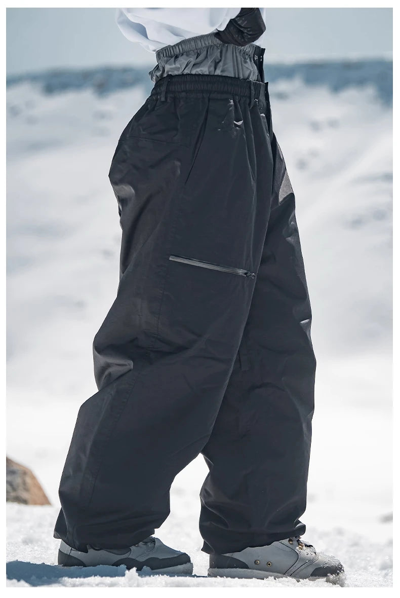 John Snow 2025 3L Ski Jacket & Pants Set Waterproof Snowboard Suit Thermal Winter Sports Gear with Fleece Lining for Men & Women