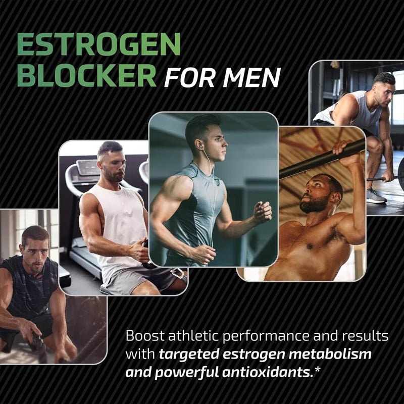 DIM 300mg men, estrogen blockers and aromatase inhibitors | Men's hormone balance and fitness booster supplement 60 capsules