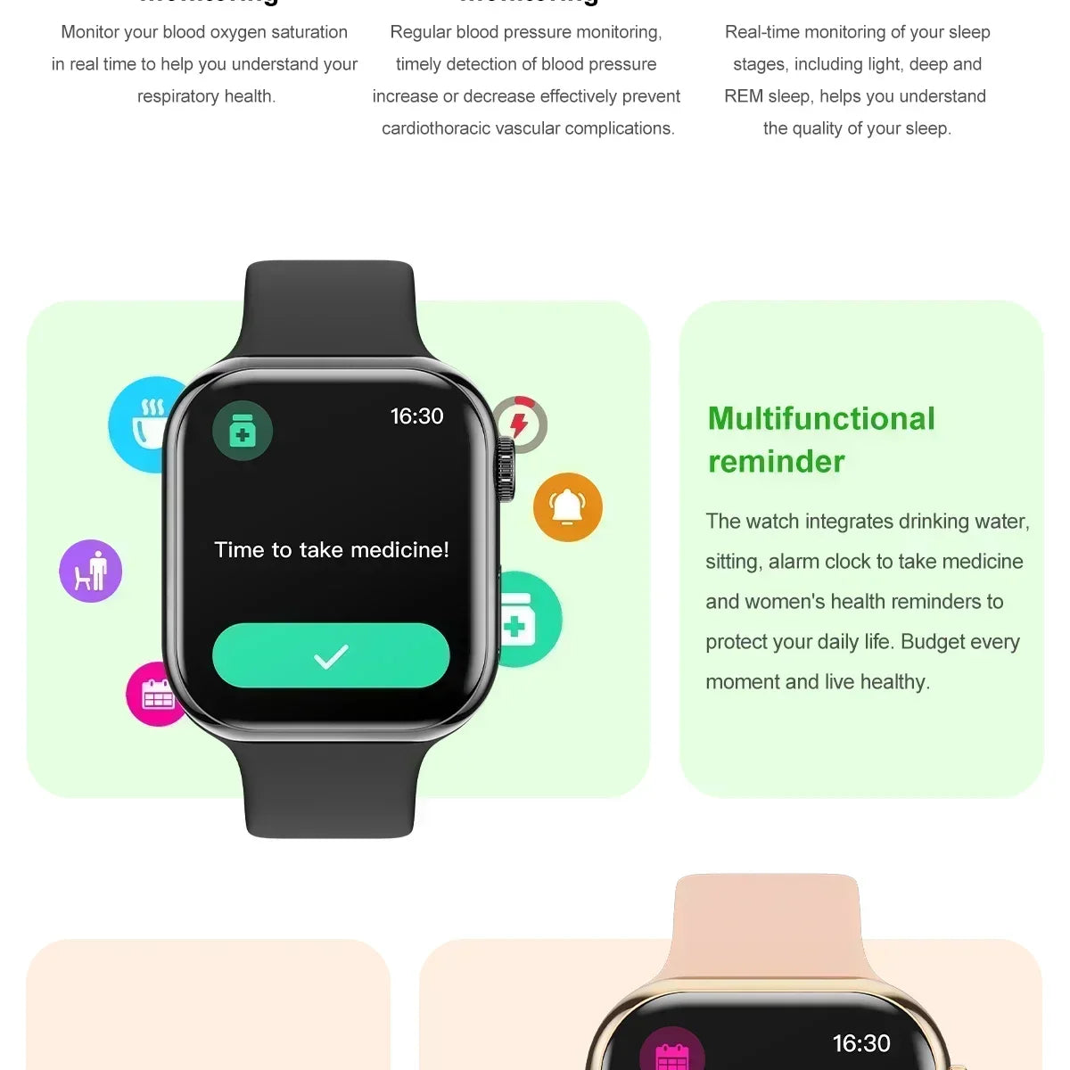 New Watch 10 Smart Watch Men Body Temperature BT Call NFC Always on Display GPS Sport Watches Women Smartwatch For Apple Android