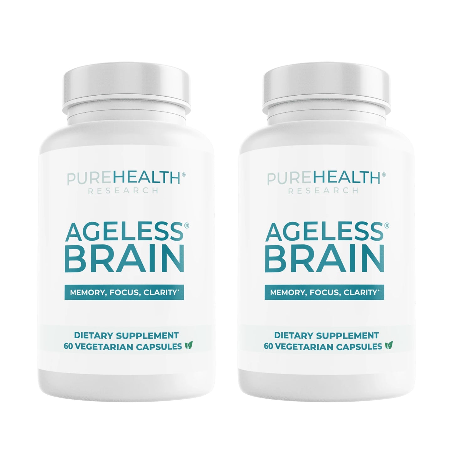 Ageless Brain - Niacin, Vitamin B6 -Memory, Focus, Boost Brain Health, Learn and Concentrate