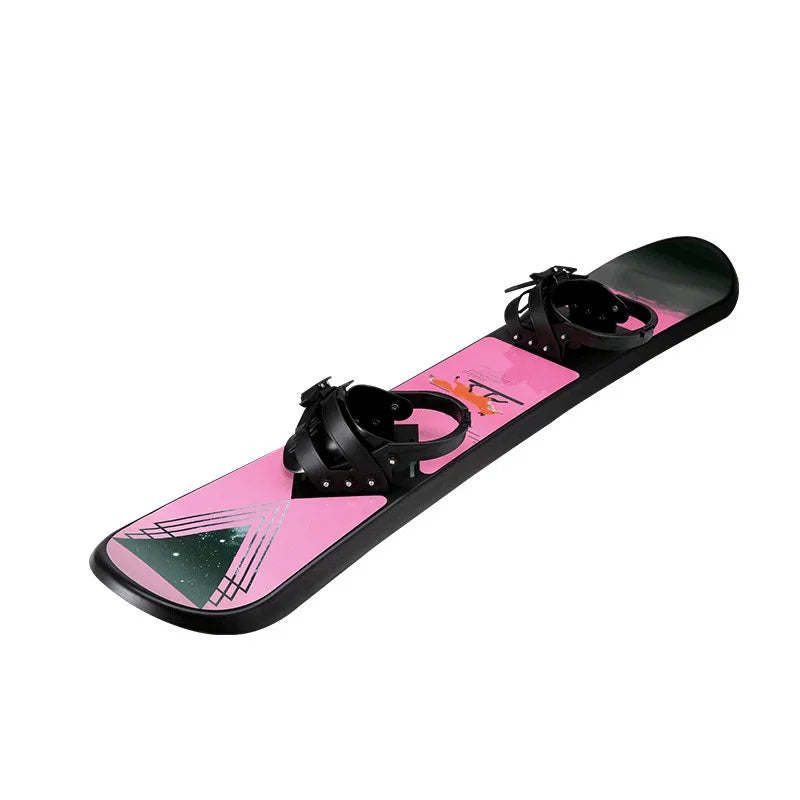 Outdoor snowboarding equipment in adult children's snowboard park