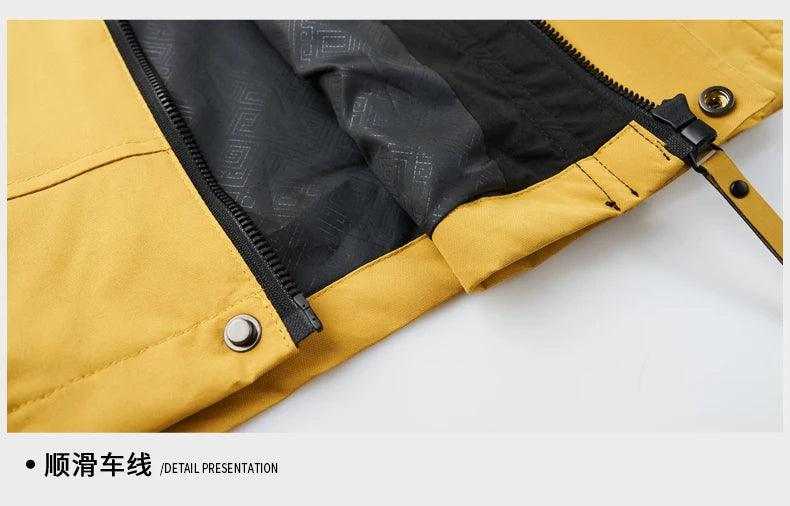 Top Grade Waterproof Designer Men Outdoor Jacket Soft Shell Autumn Windbreaker Casual Sports Coats Detachable Cap Outwear