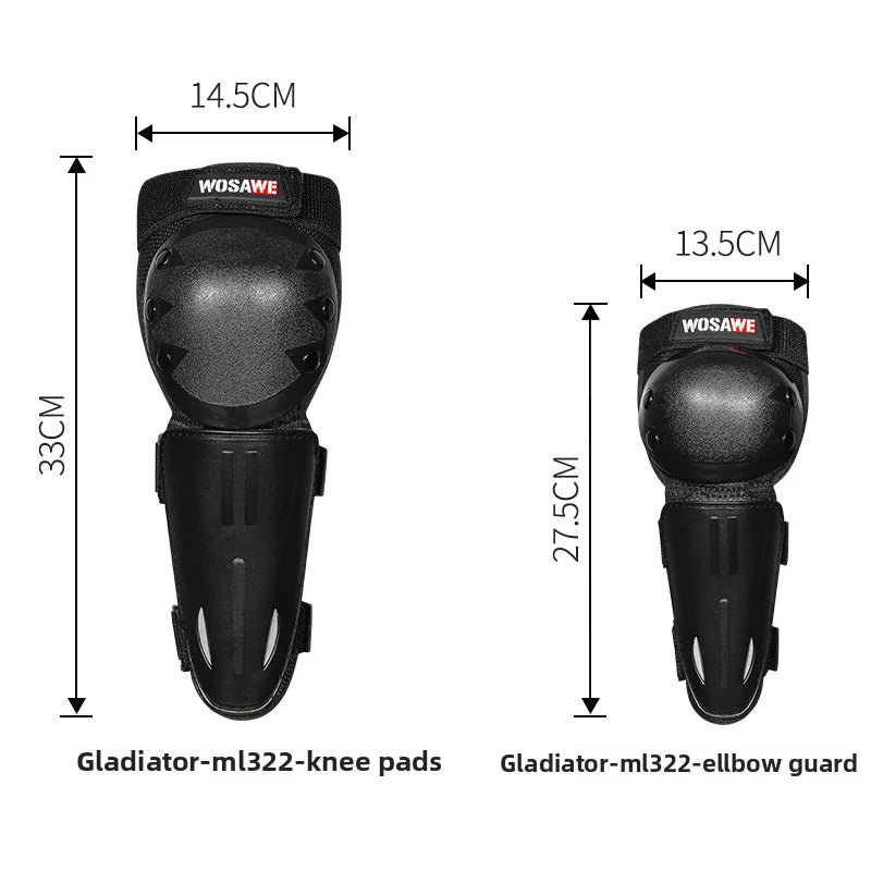 WOSAWE Children's Armor Jacket Spine Chest Protection Equipment Motocross Skateboard Moto Jacket Motorcycle Gear Moto Kids Armor