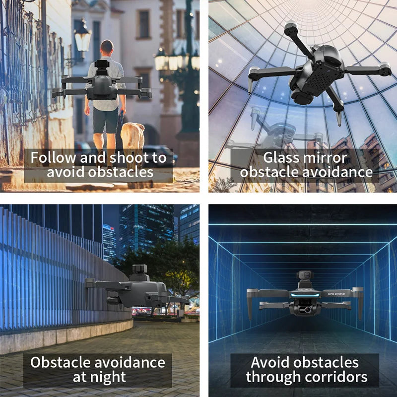 L200 PRO MAX Drone GPS 8K Professional 2-Axis PTZ HD Dual Camera 5G WIFI FPV 360° Laser Obstacle Avoidance Brushless Motor Dron