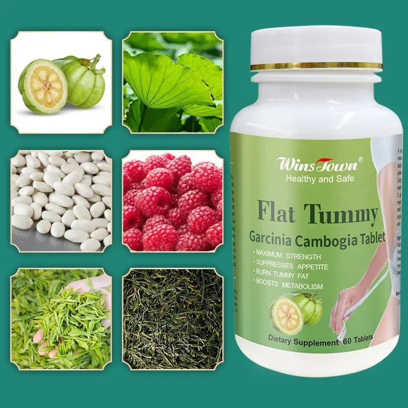 60 Pills Slim Slimming Flat Tummy Tablet Weight Loss Pill Appetite Management Health Food
