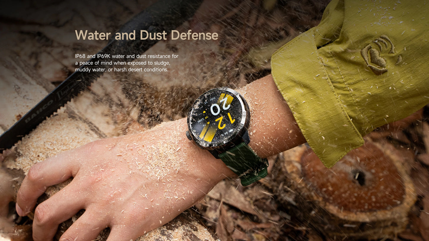 Ulefone Armor Watch Pro Smartwatch 1.5" AMOLED Display, Built-in GPS, Heart Rate Monitor, Sports Smart Watch for Men & Women
