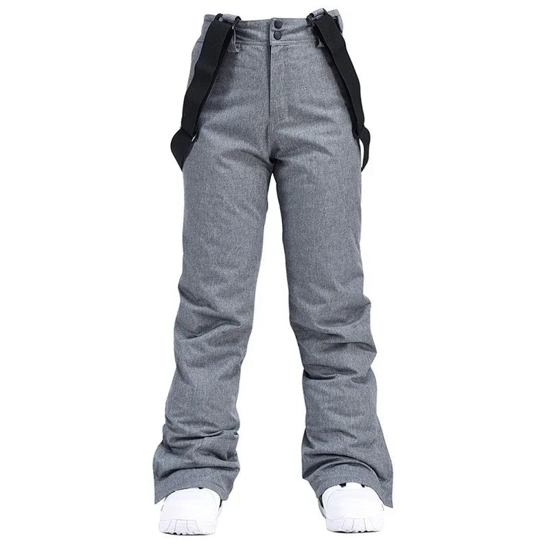 Winter Outdoor Mountain Waterproof Ski Pants For Men Women’s High Quality Windproof Warm Snow Trousers Ski Snowboarding Pants