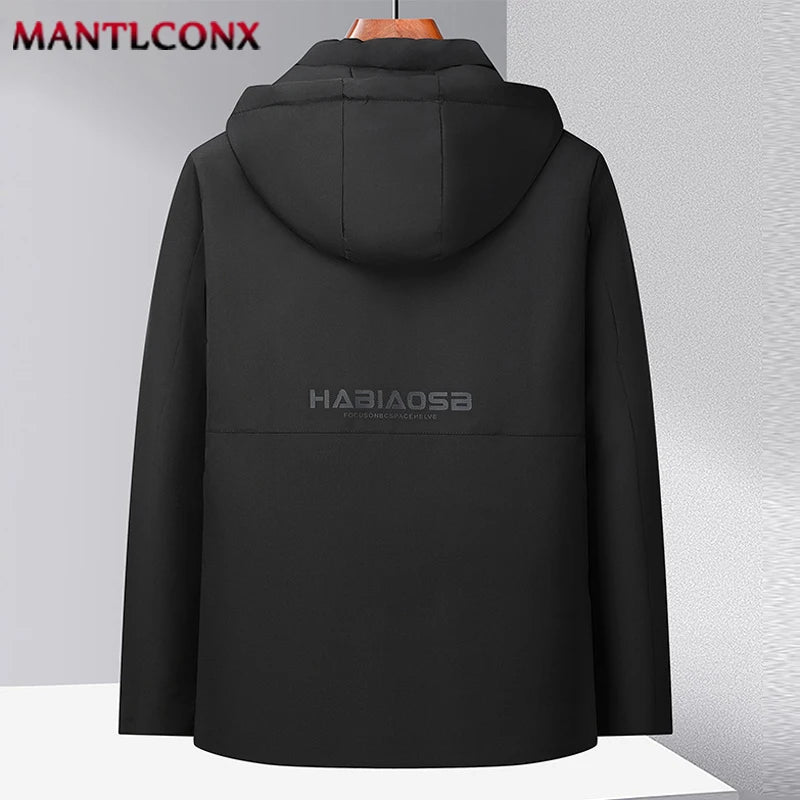 Outdoor Hooded Parka Men's Winter Jacket Windbreak Camping Hiking Ski Snow Jacket Men Winter Jacket for Men Luxury Hood Outwear