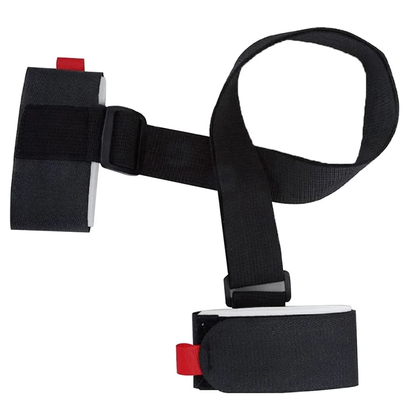 1PC Nylon Skiing Bags Adjustable Pole Shoulder Hand Carrier Lash Handle Straps Porter Hook Loop Protecting For Ski Snowboard