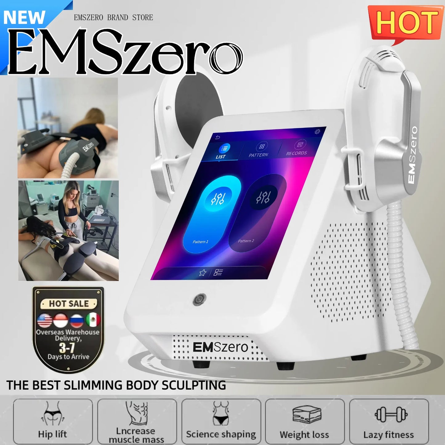 Professional 6500w RF Machine EMS Body Slim Muscle Stimulation myoslim PRO Ultra Sculpt Lose Weight