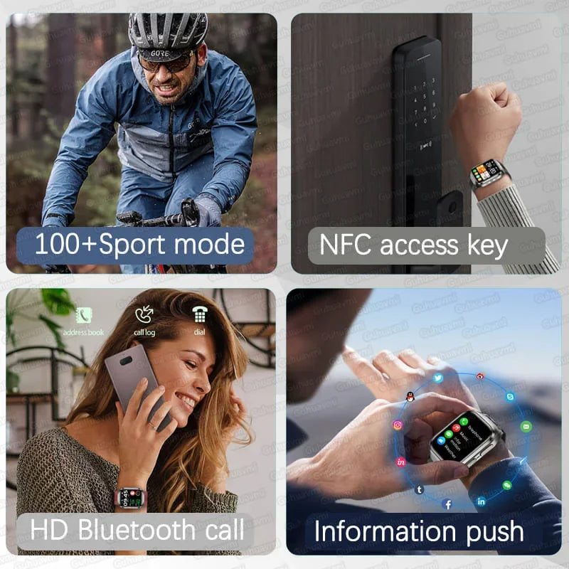 2026New Air Pump Airbag True Blood Pressure Smartwatch MultiDimensional Health Monitoring Micro Physical Examination Smart Watch