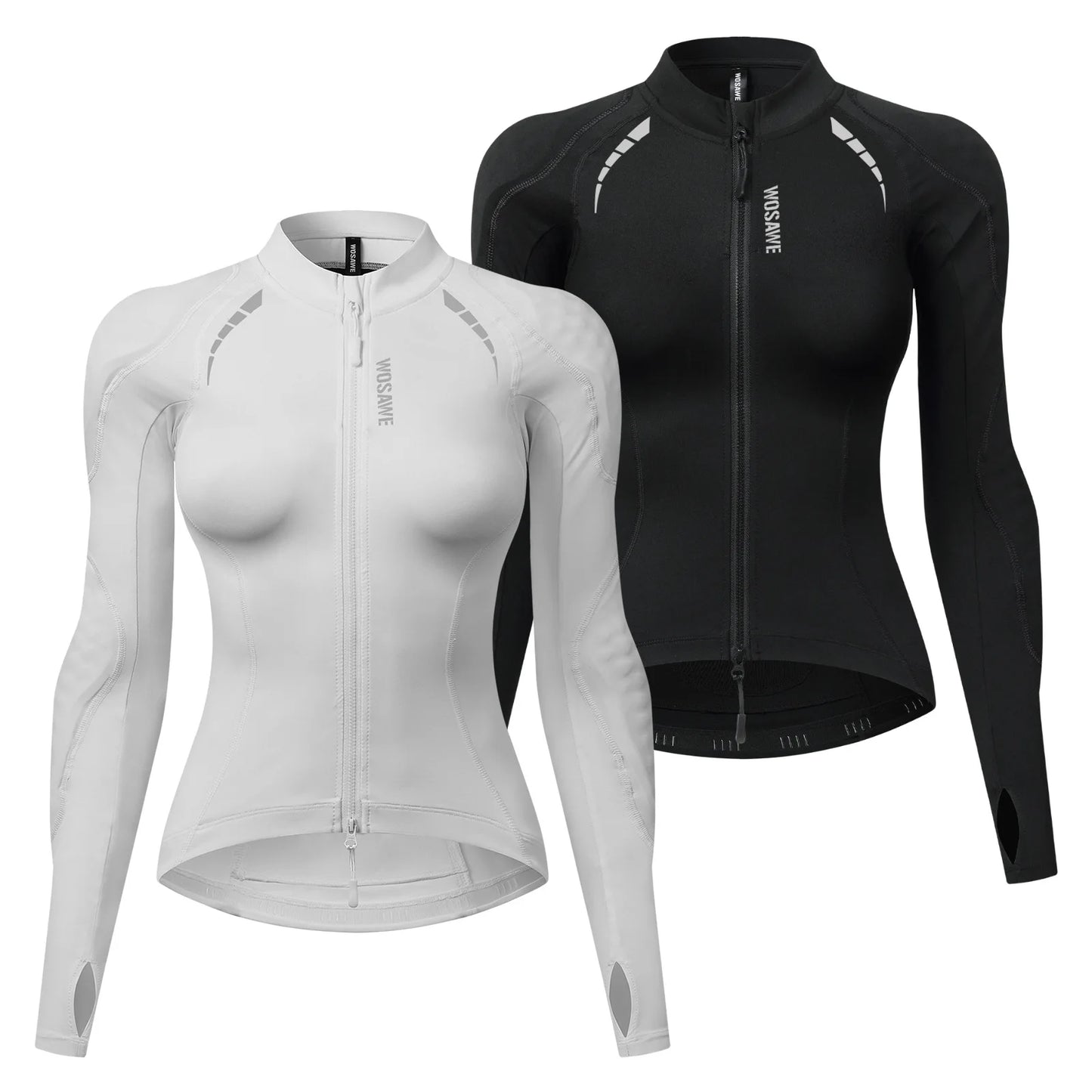 WOSAWE Woman Motorcycle Winter Jacket Thermal Windproof Clothing Body Riding Safety Coat Built-in Protective Pads and Warm