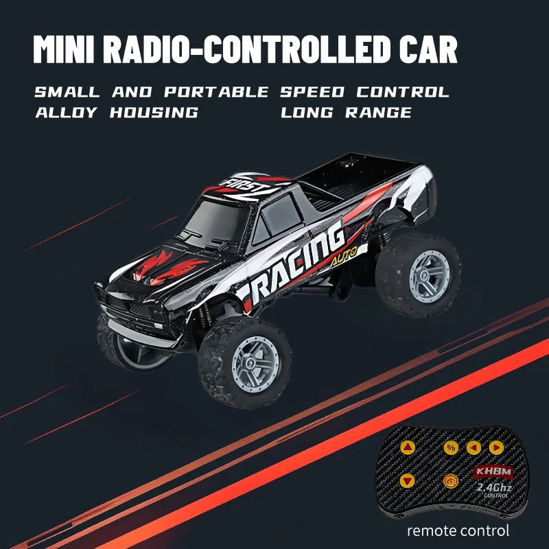 New RC Car MINI Alloy 1/64 Remote Control Car Convenient to Carry 60 Minutes of Work Time Children's Gifts Electronic Toys