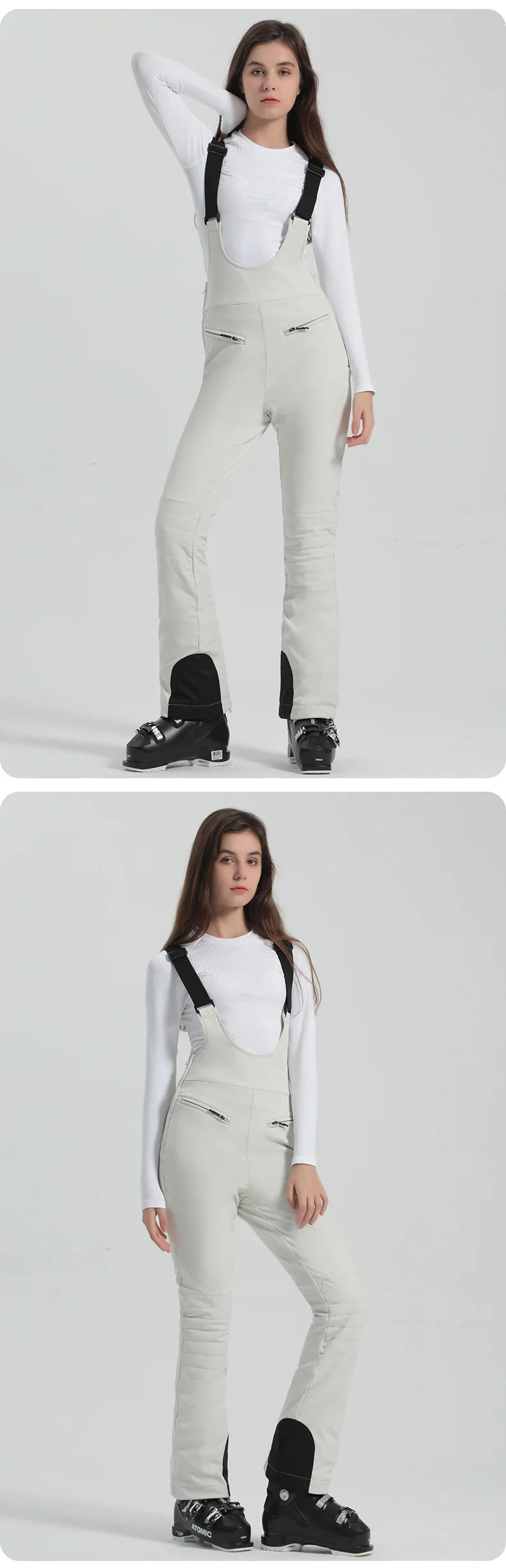 GSOU SNOW Women's Skiing Pants Warm Outdoor Sport Working Clothes Waterproof Snow Elasticity Trousers Winter Snow Snowboard Pant
