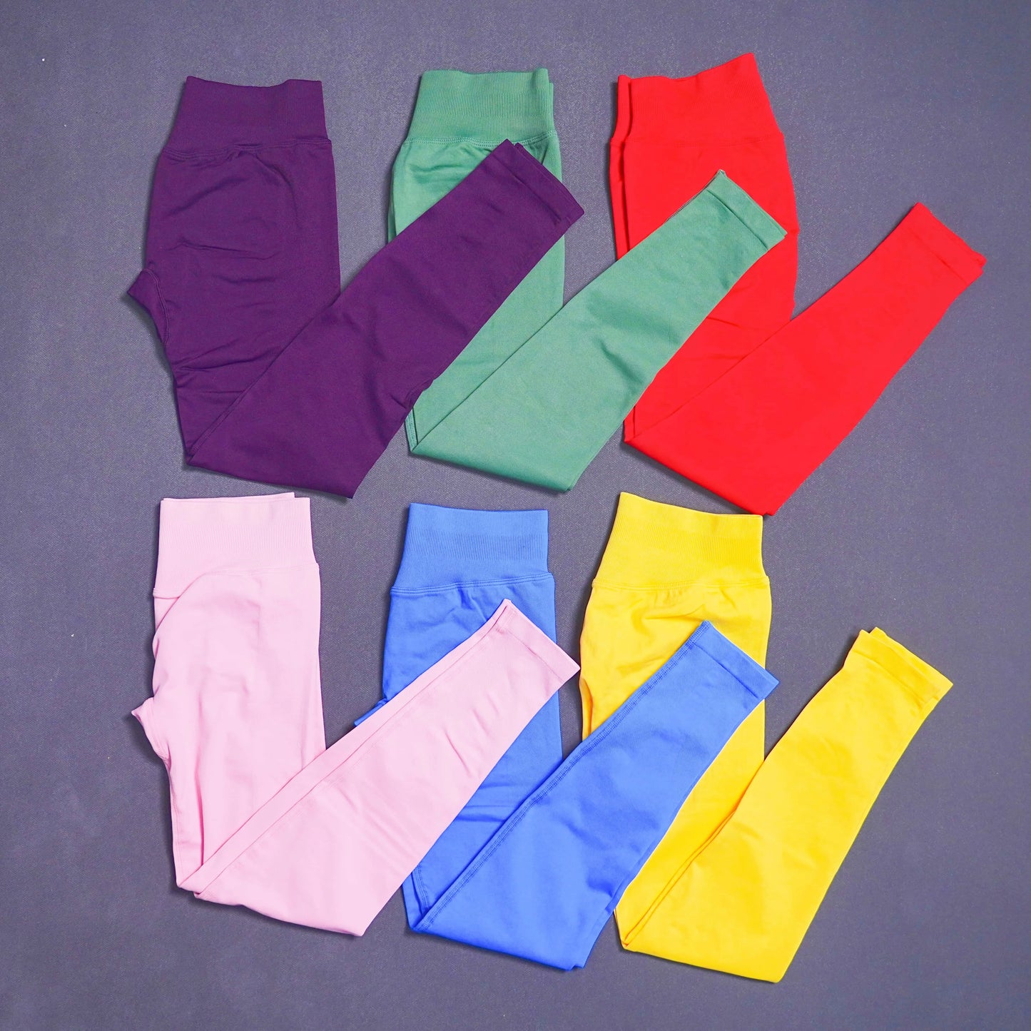 Impact Leggings Women'S Low Waist Butt Lifting Yoga Pants Seamless Tummy Control Fitness Workout Sports Running Leggings